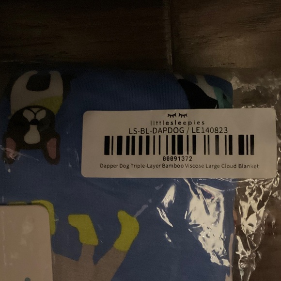 Little Sleepies Dapper Dogs Cloud Blanket, NIP - Picture 2 of 3